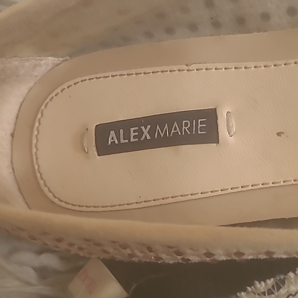 2/$25 Alex Marie suede rhinestone flats - Picture 3 of 4